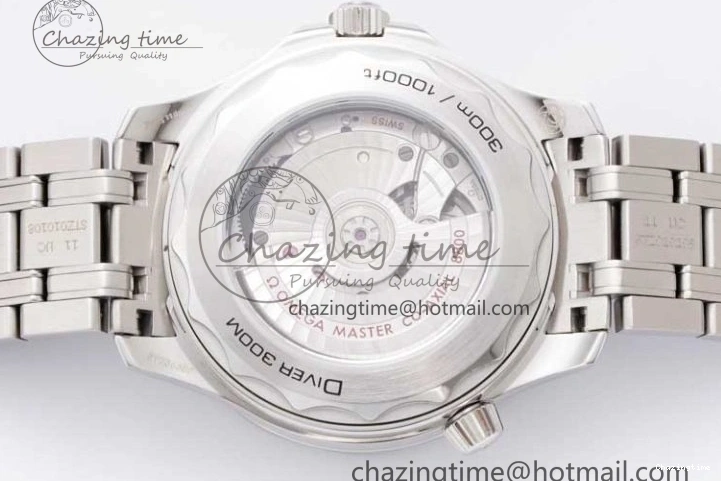 0210 Seamaster Diver 300M SS Blue Ceramic Bezel JVSF 1:1 Best Edition Blue Dial on SS Bracelet A SportInspired 7792